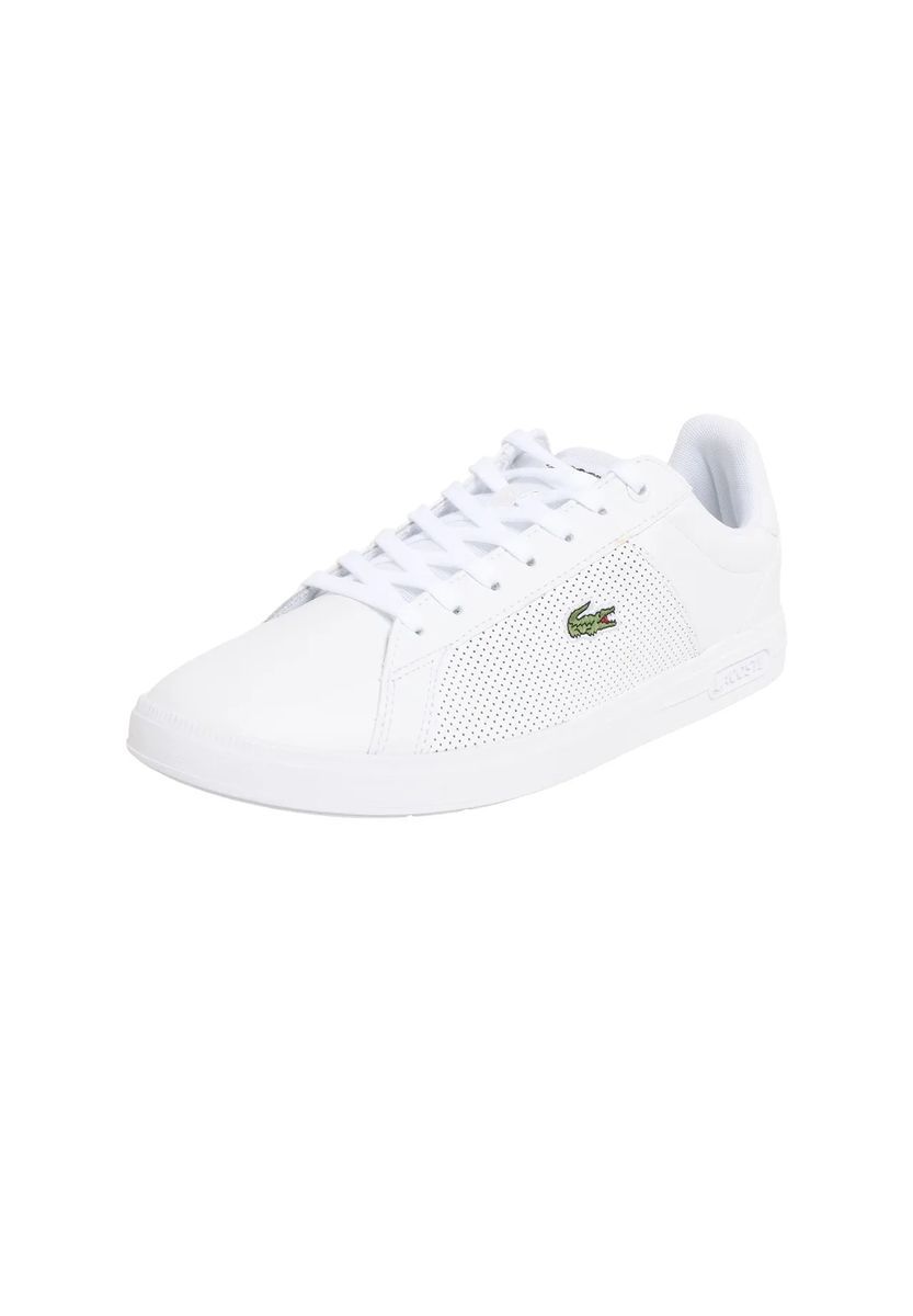 Weißer minimalistischer Leder-Sneaker