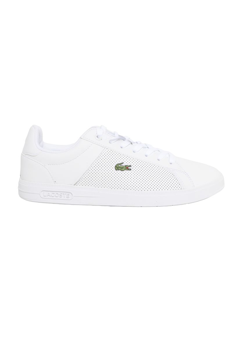 Weißer minimalistischer Leder-Sneaker