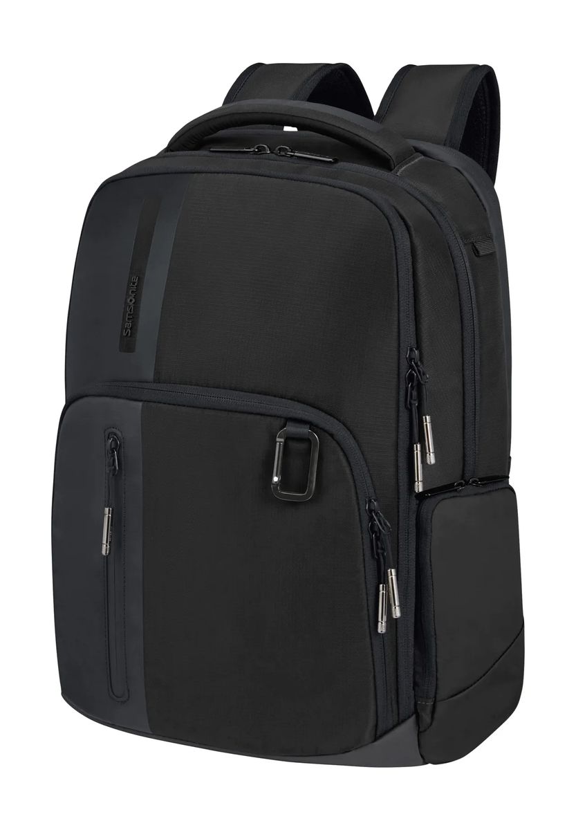 Eleganter schwarzer Laptop-Rucksack für Business