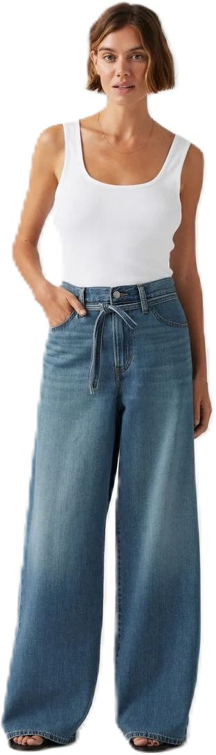 Levi's® XL Straight Linen+ Denim Jeans, blau, 30/33