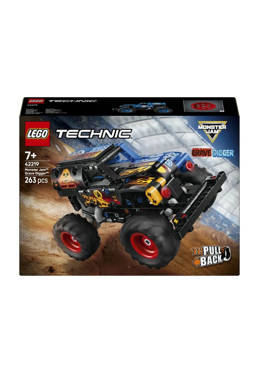LEGO® Technic - 42219 Monster Jam™ Grave Digger™ Feuer und Eis, 152 MEHRFARBIG, 99