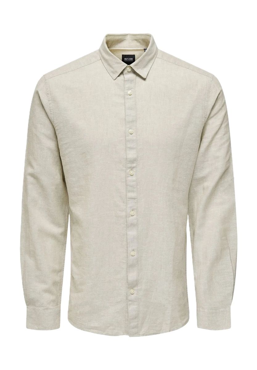 Herren Slim Fit Langarm Hemd