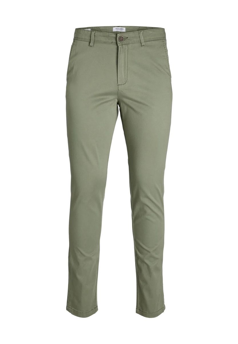 Herren Slim-Fit Chinohose Grün