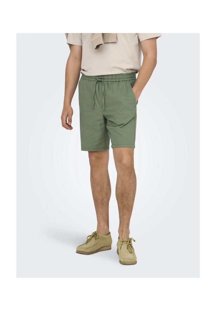 Herren Freizeithose mit Leinenanteil