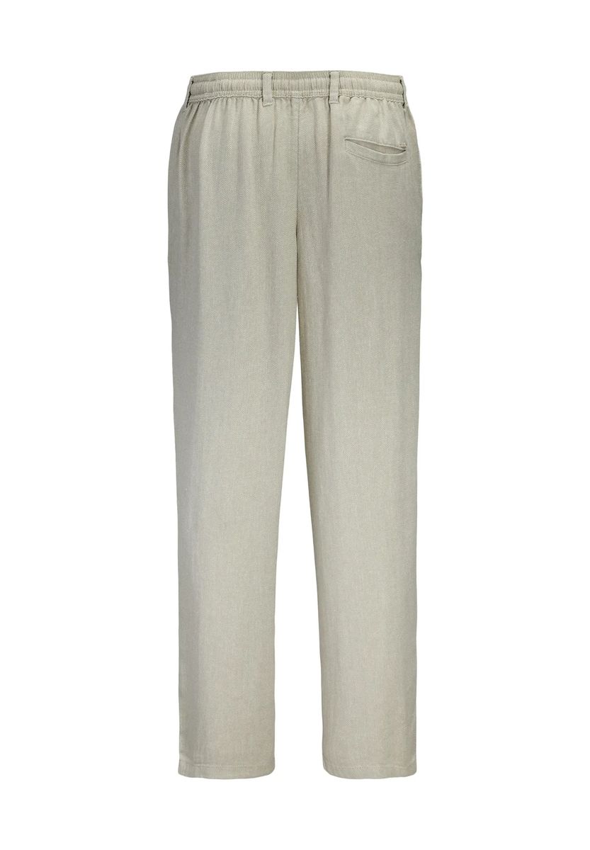 Herren Gestreifte Weitbeinige Chino Hose