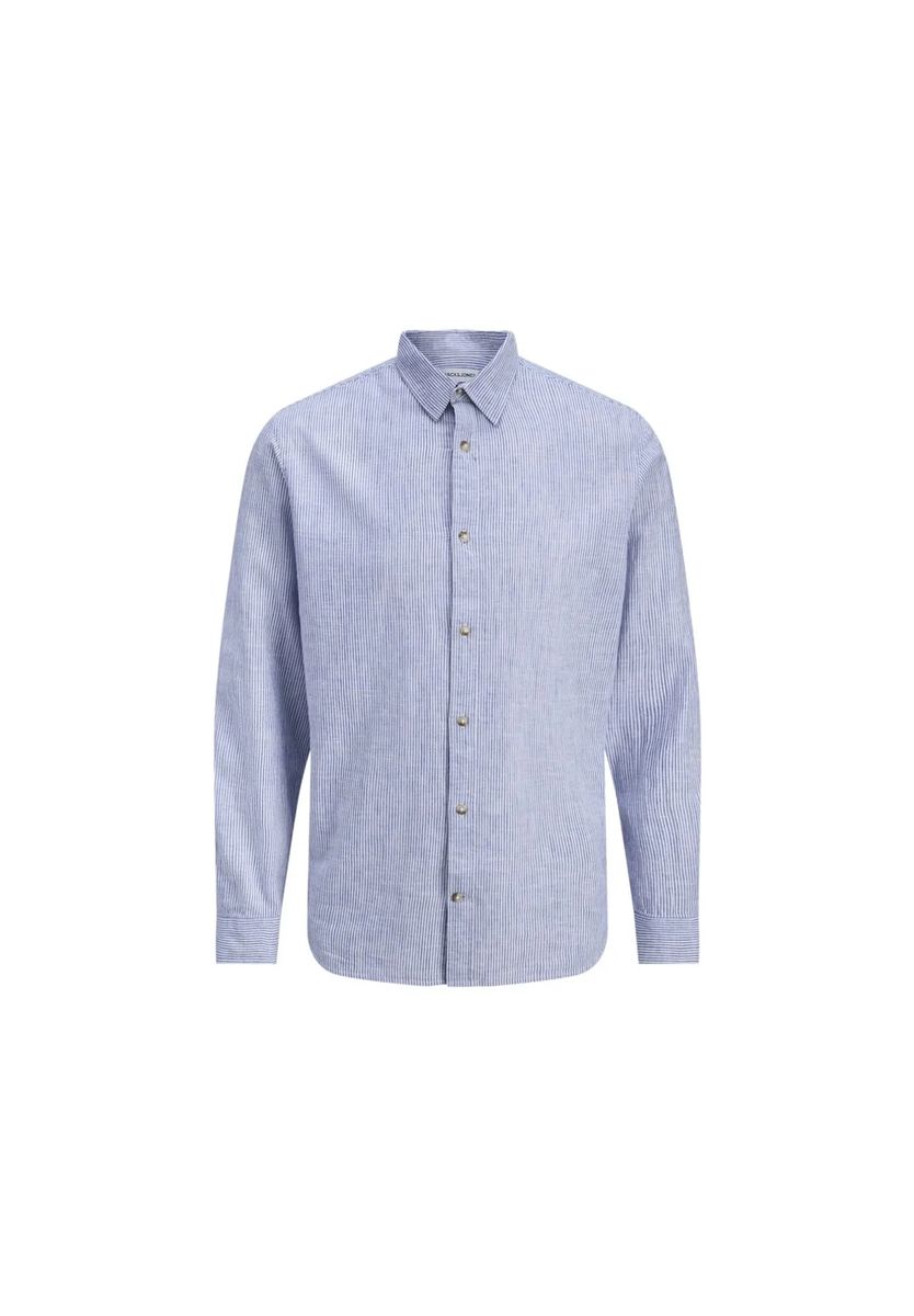 ORIGINALS by JACK & JONES Freizeithemd, Langarm, Kent, für Herren, blau, L