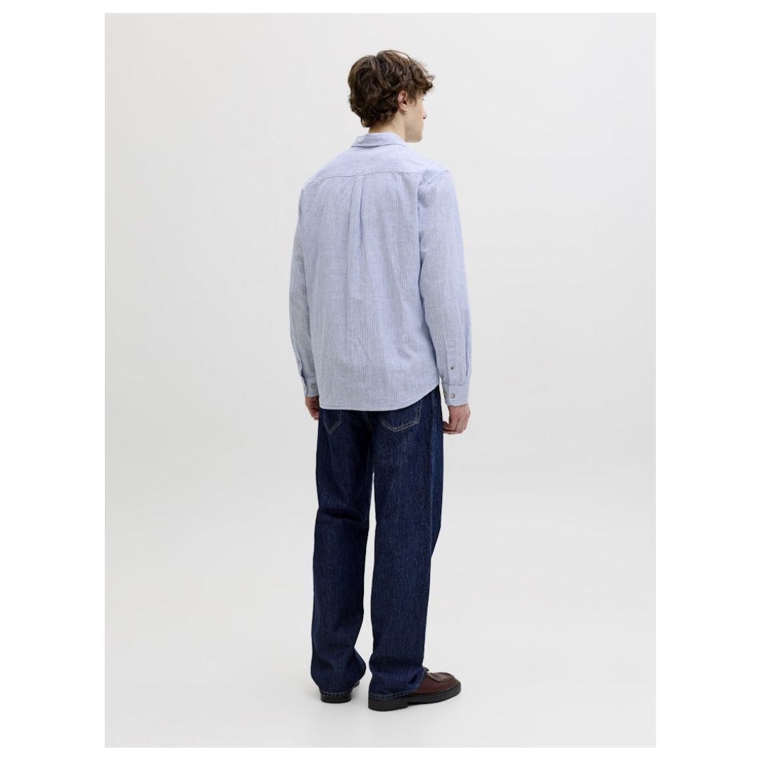 ORIGINALS by JACK & JONES Freizeithemd, Langarm, Kent, für Herren, blau, L