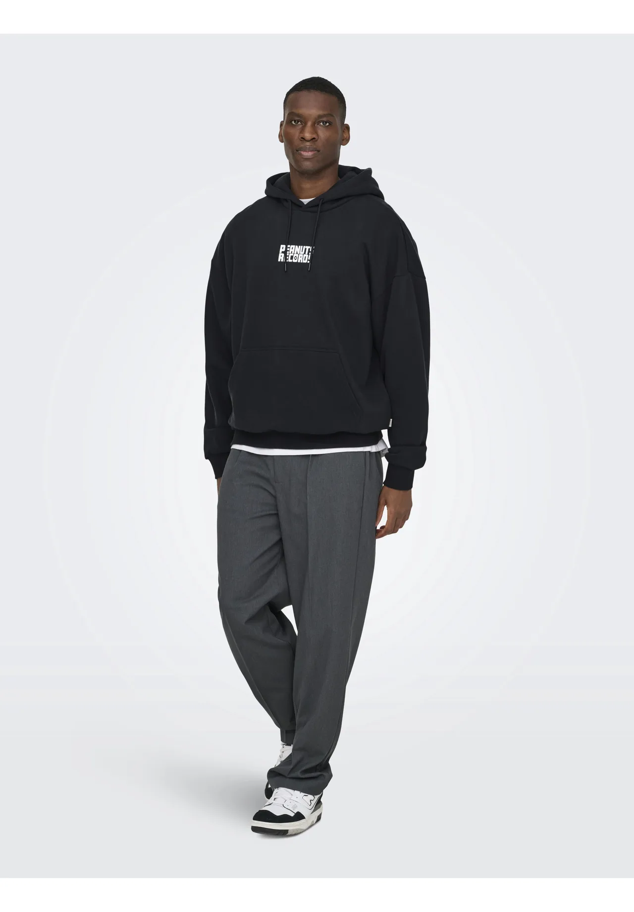Oversized Hoodie mit Grafikprint