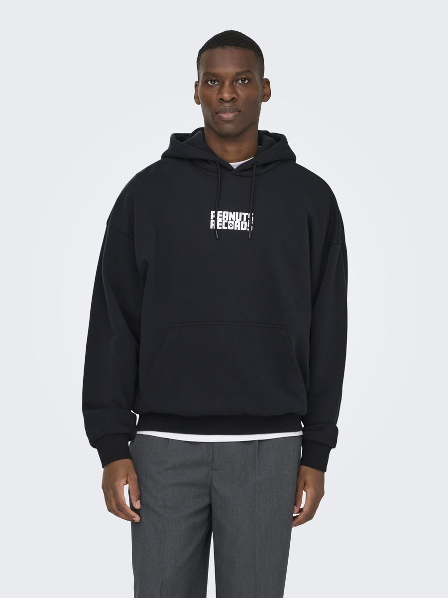 Oversized Hoodie mit Grafikprint