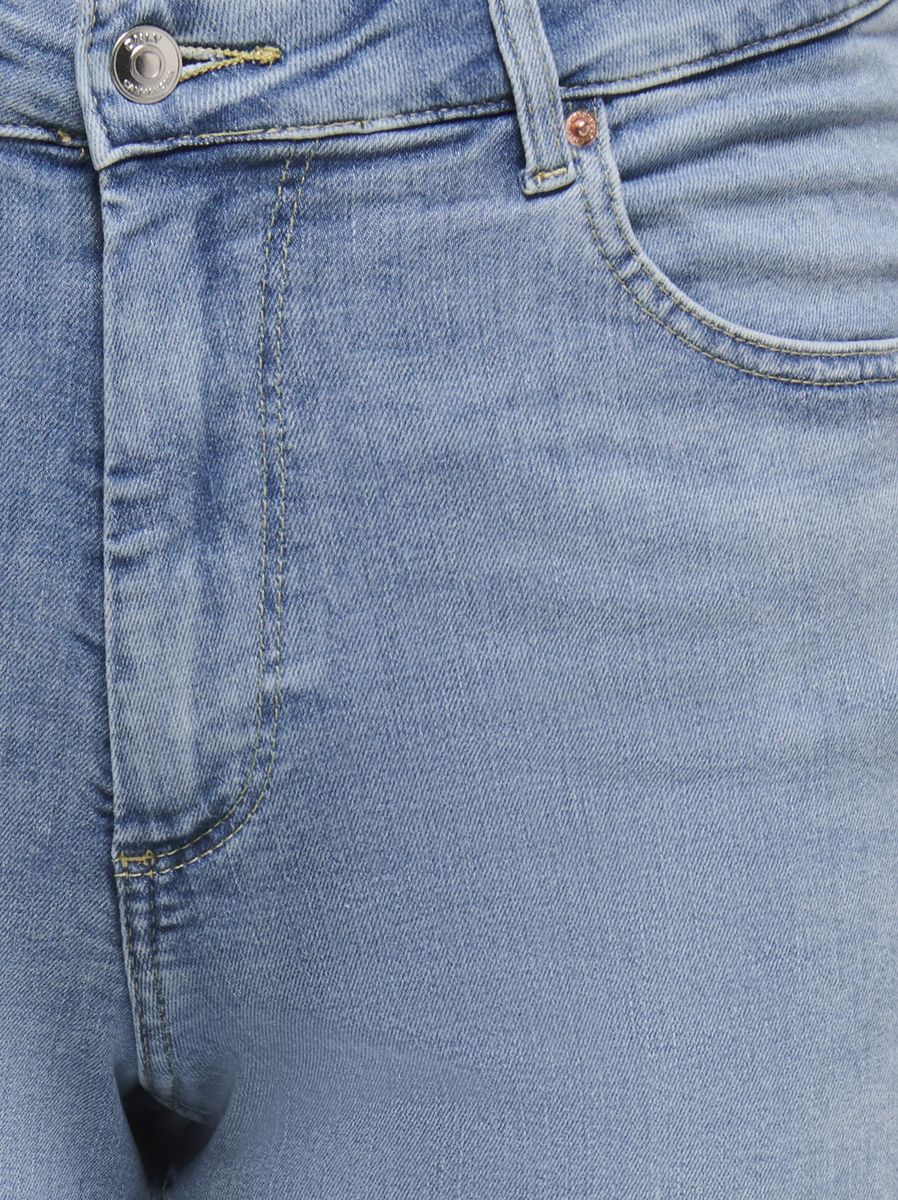 Gerade Jeans mit Hohem Bund