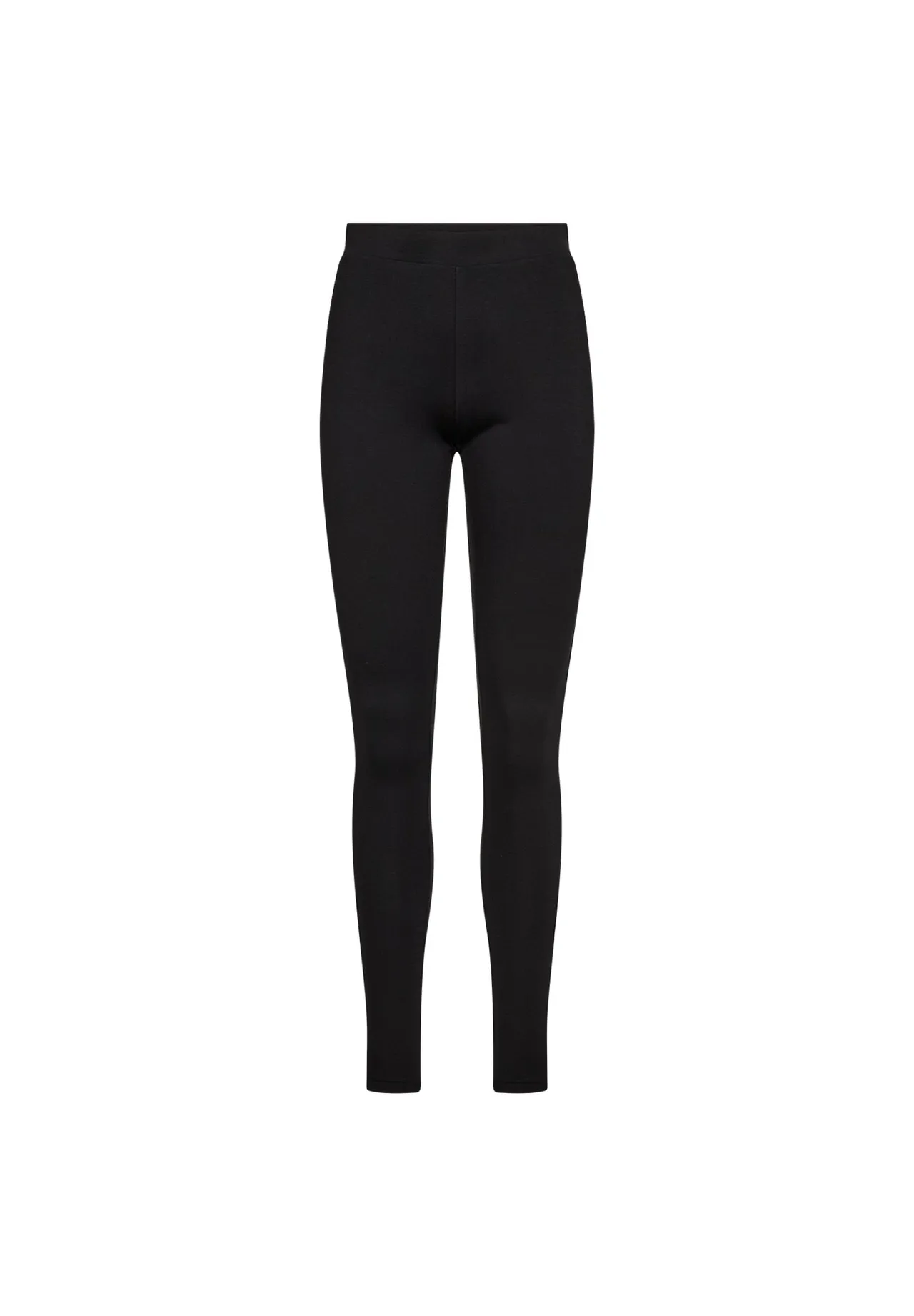 Klassische schwarze Leggings in voller Länge