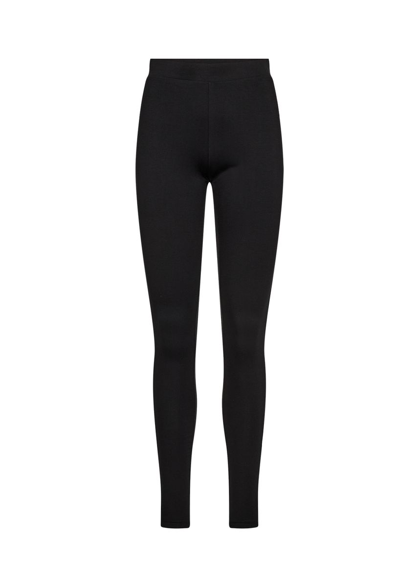 Klassische schwarze Leggings in voller Länge