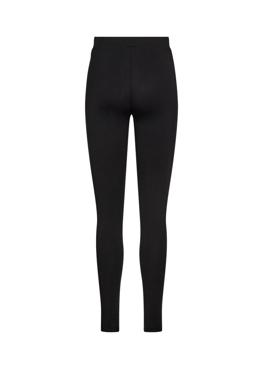 Klassische schwarze Leggings in voller Länge