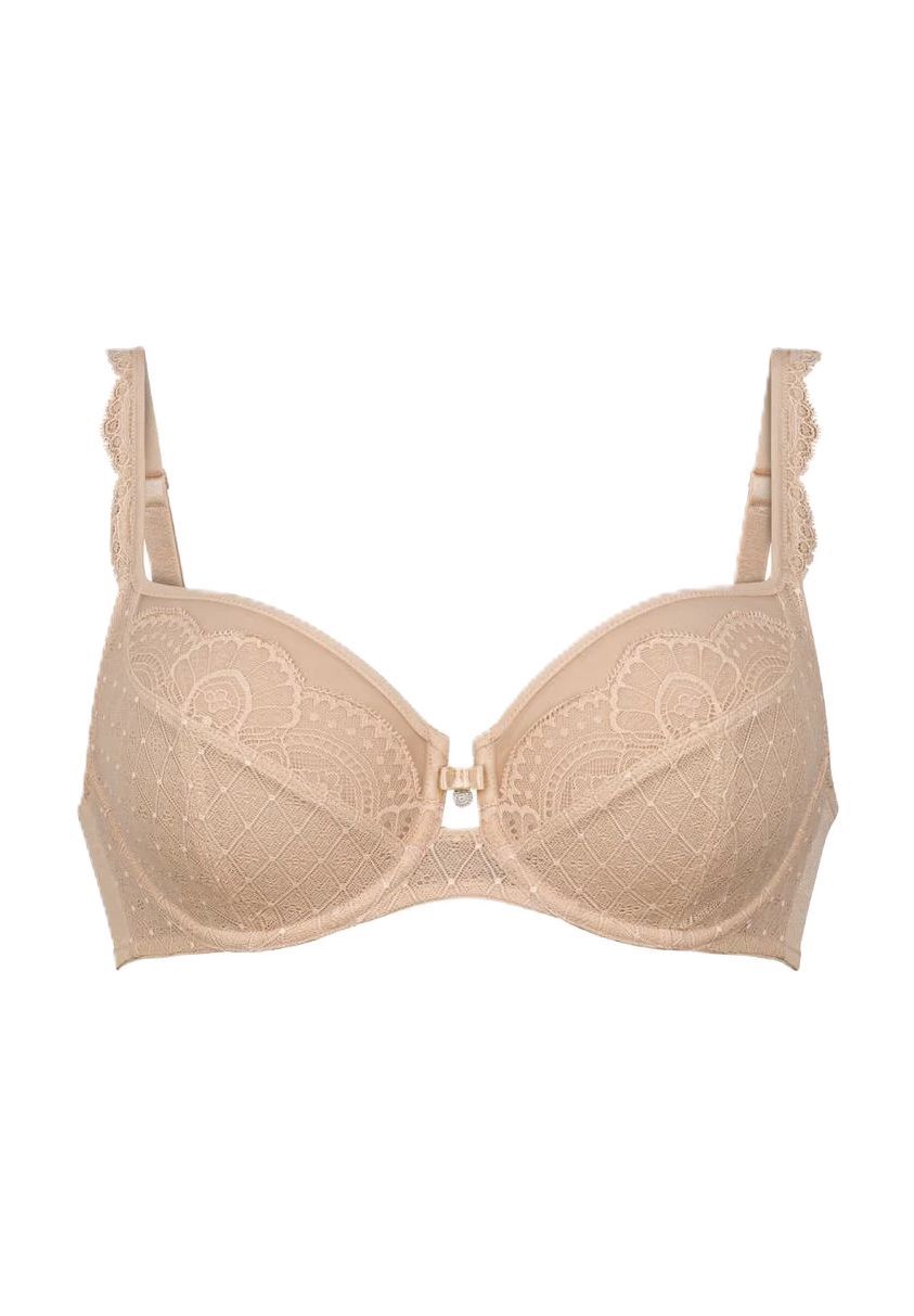 Bügel-BH mit Spitzenbesatz
