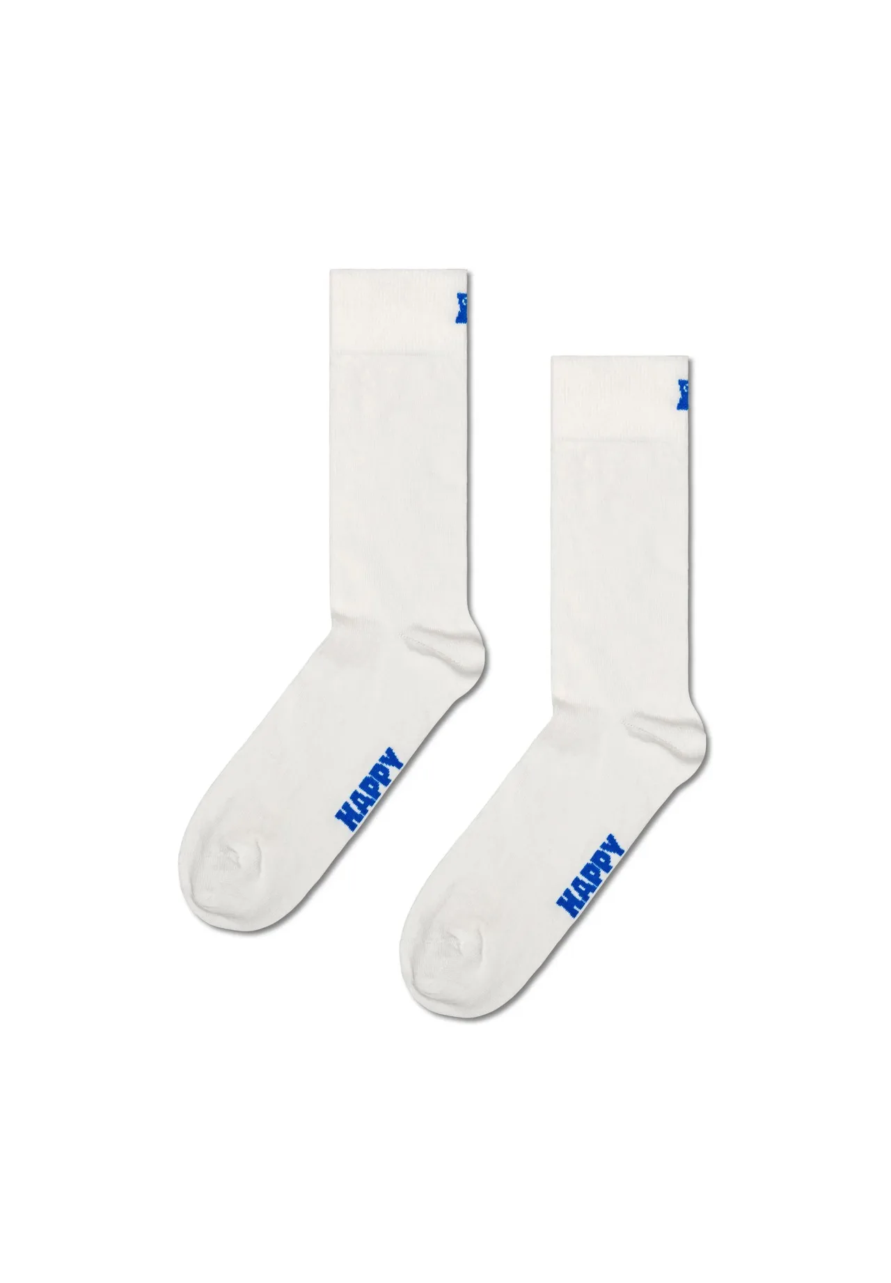 Weiße Socken Dreierpack Baumwollmischung