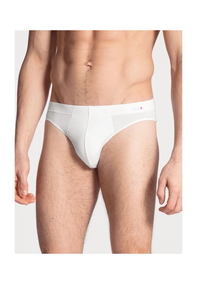 Herren Baumwoll-Slips Unterwäsche, weiß