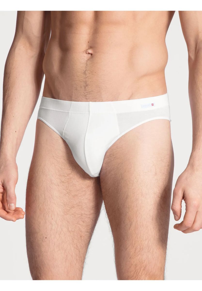 Herren Baumwoll-Slips Unterwäsche, weiß