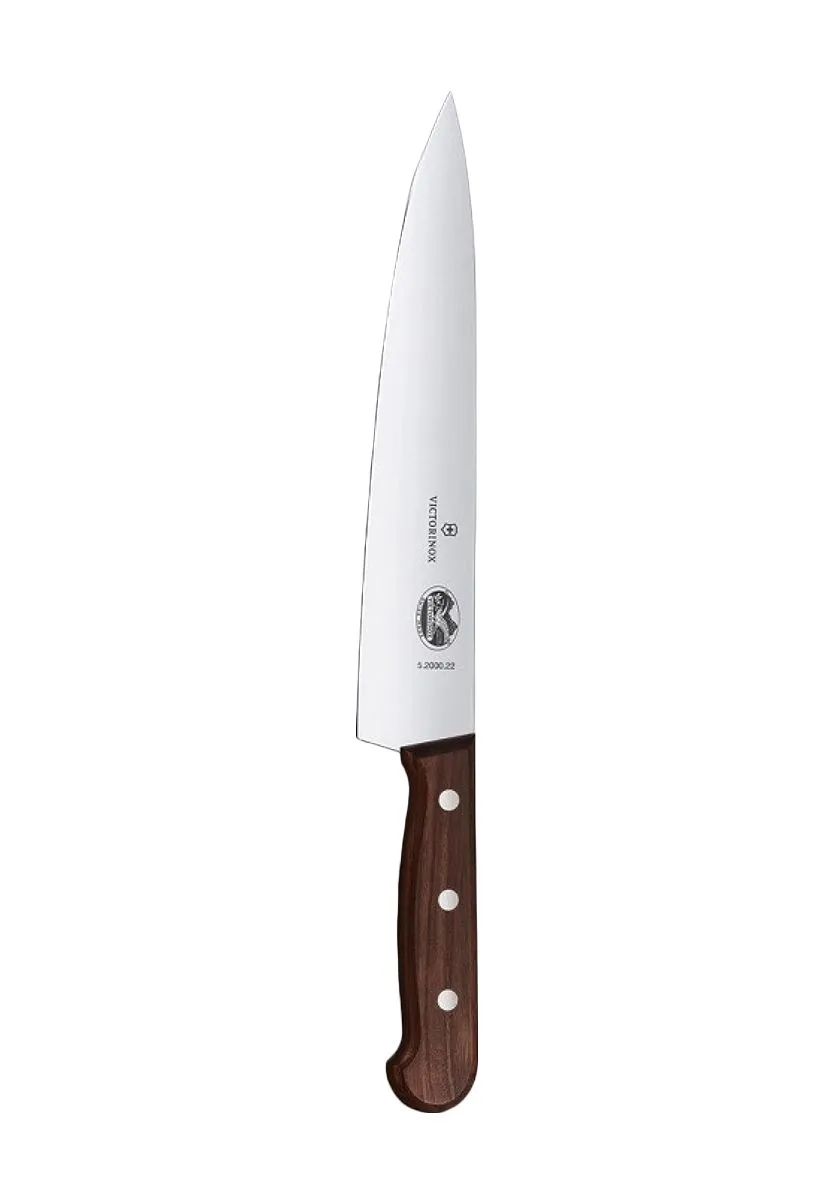 VICTORINOX Tranchiermesser, braun|silber