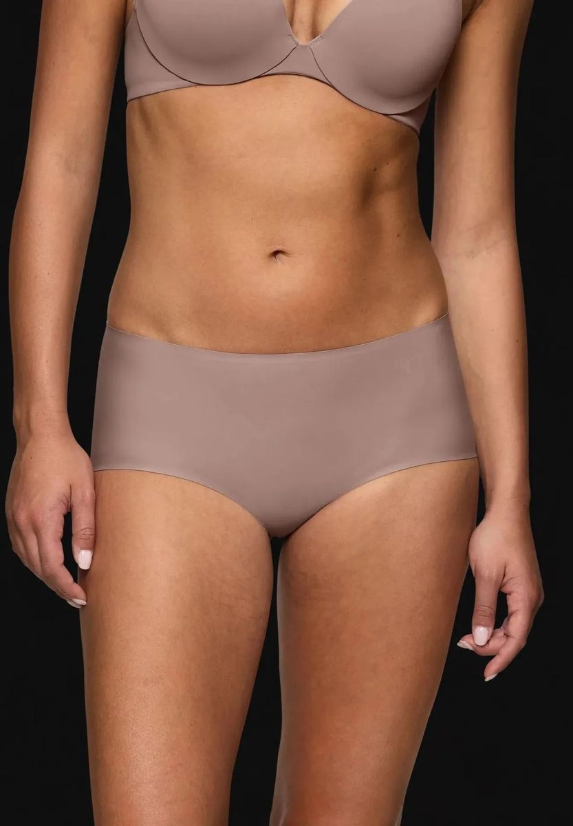 TRIUMPH Body Make-Up Illusion Midislip, Mikrofaser, nahtlos, für Damen, braun, 36