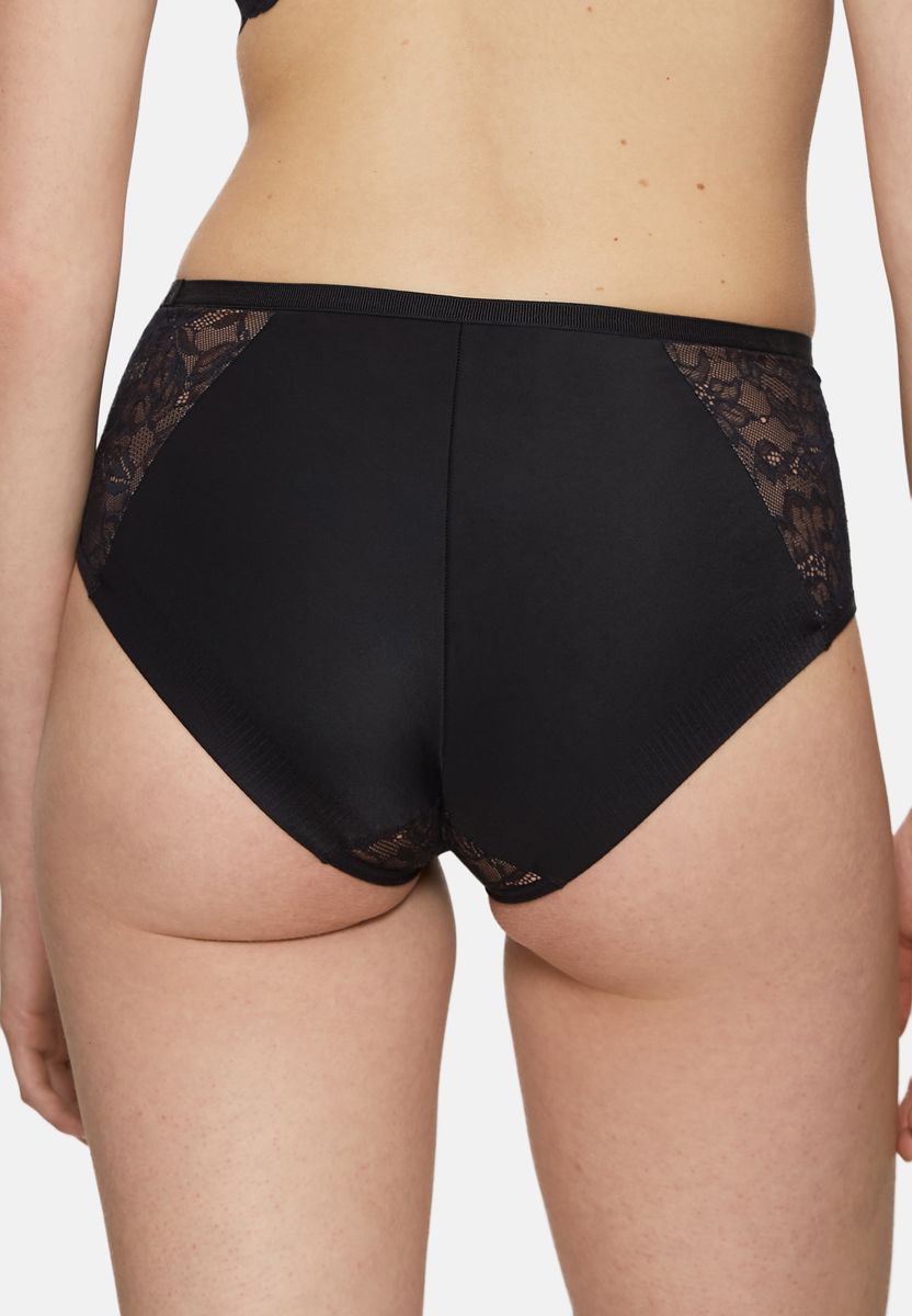 Floral Spitzen High-Waist Slip