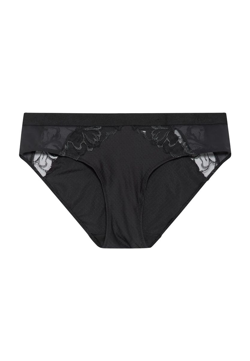 Hüftslip mit floraler Spitze