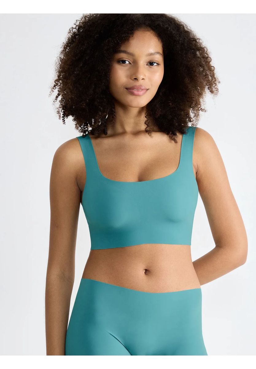 Nahtloses, bequemes, kabelloses Bralette-Top