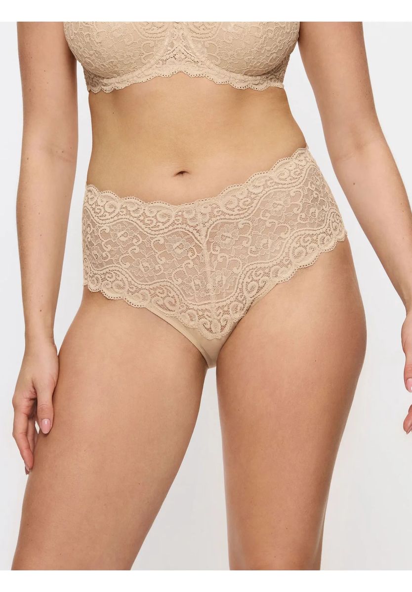 Taillenslip mit Spitzendetail