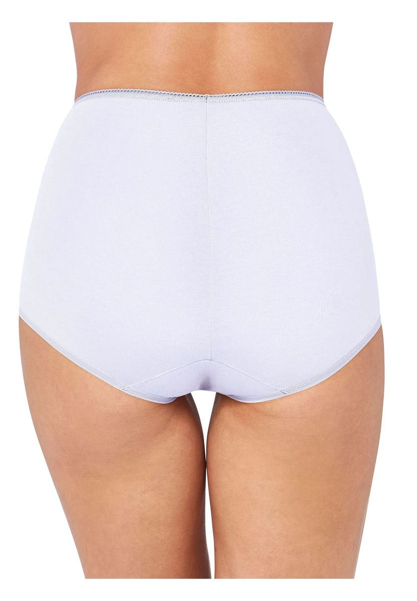 Weiße Baumwoll-Maxi-Slips im 3er-Pack