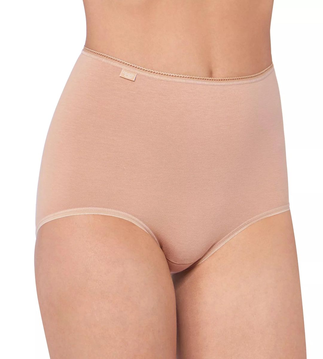 Hochgeschnittene Baumwoll-Maxi-Slips 3er-Pack