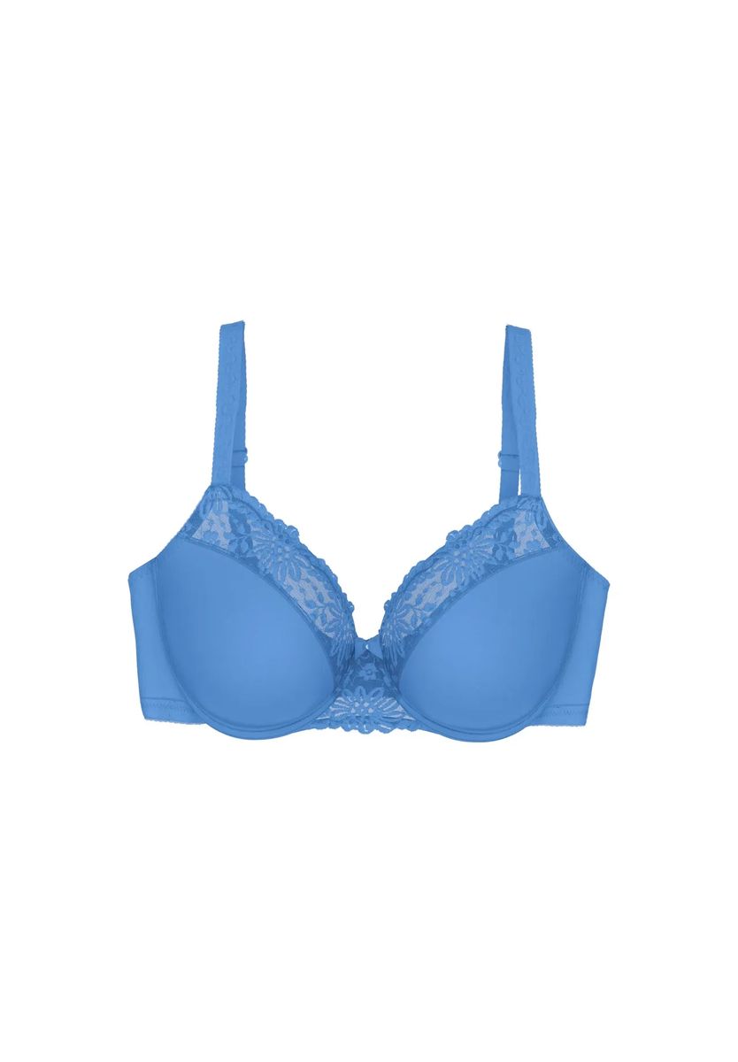 Triumph Minimizer-BH Ladyform Soft T, Spitze, für Damen, blau, 75 C