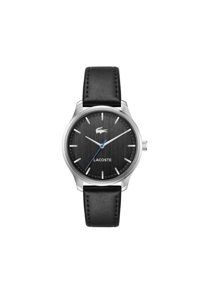 Minimalistische Analoguhr mit Lederarmband