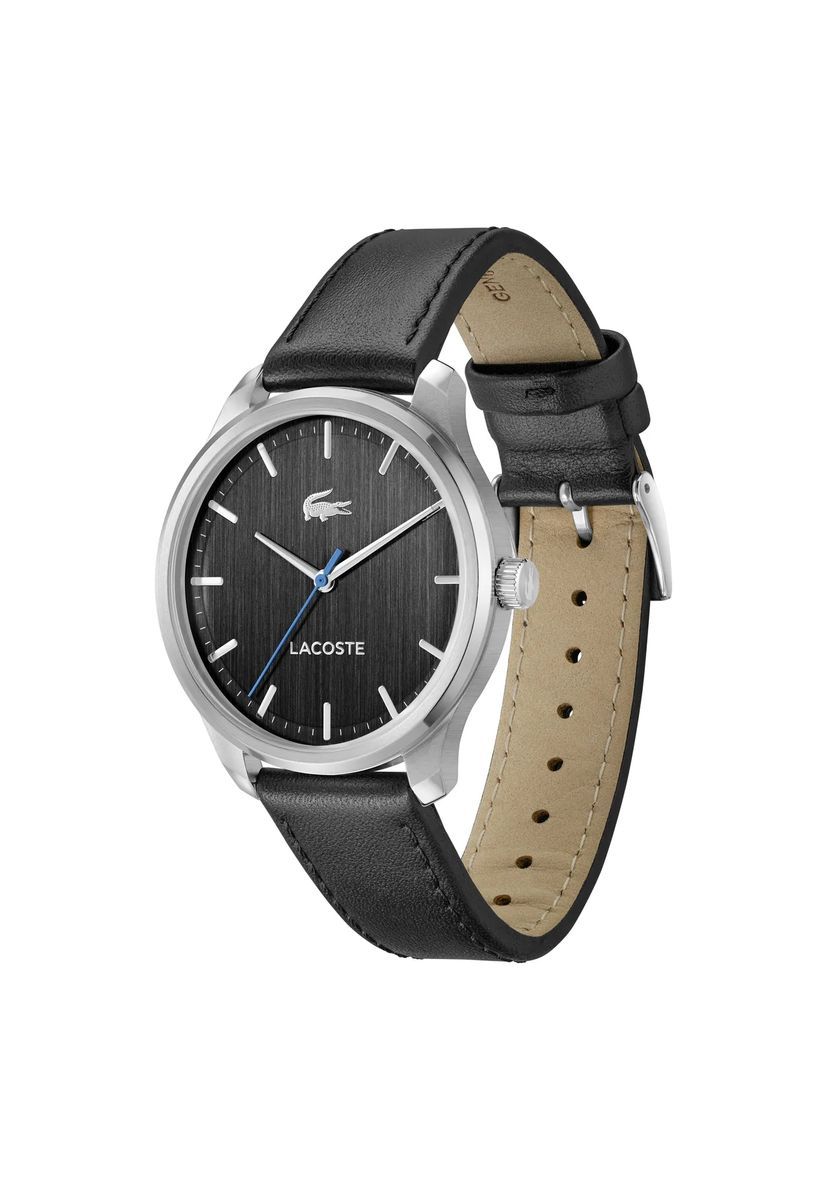Minimalistische Analoguhr mit Lederarmband