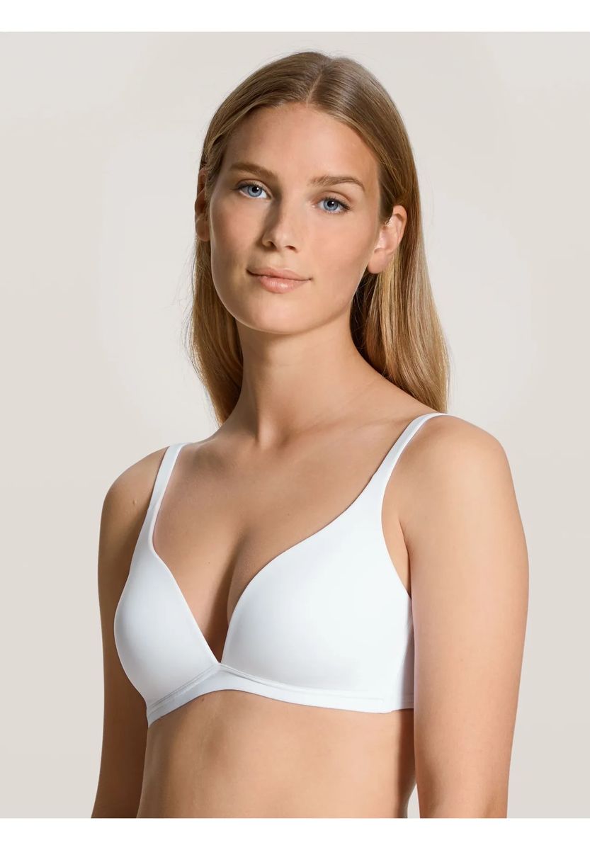 Nahtloser Triangel-BH aus recyceltem Nylon