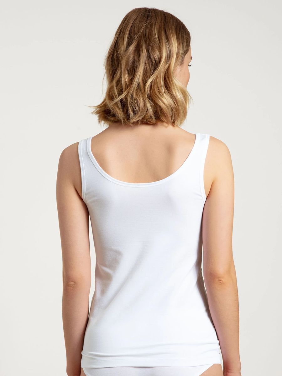 Essenzielle Baumwoll-Tanktops mit U-Ausschnitt