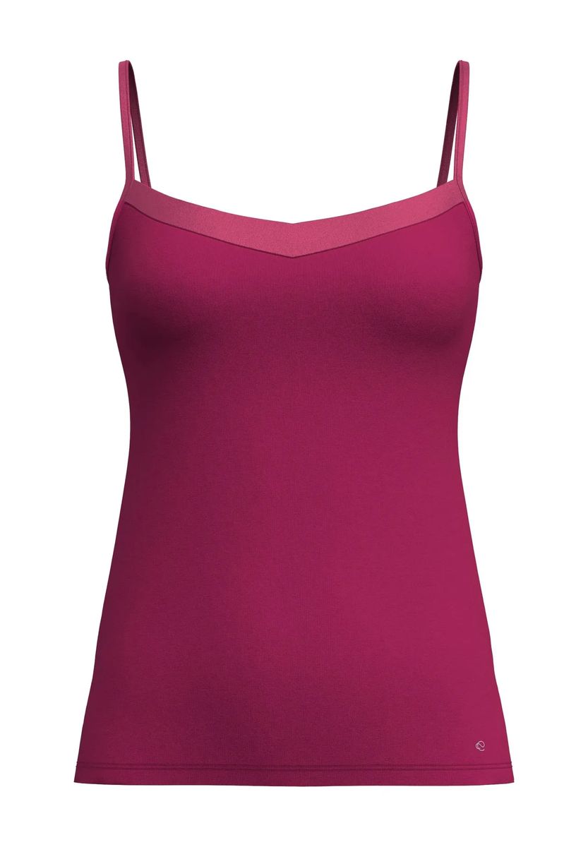 Damen Spaghetti-Träger Tank Top mit V-Ausschnitt
