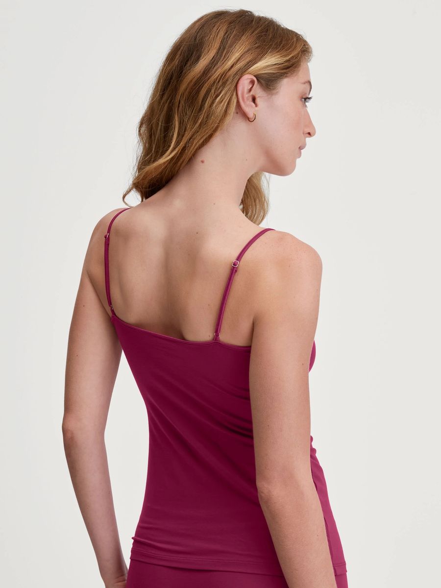 Elegantes Top mit Satin-Besatz