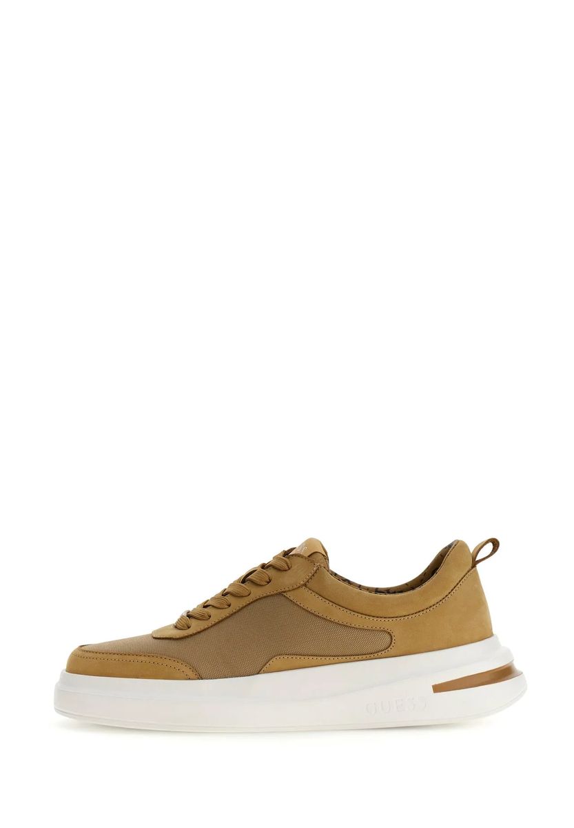 Herren brauner, flacher Freizeit-Sneaker
