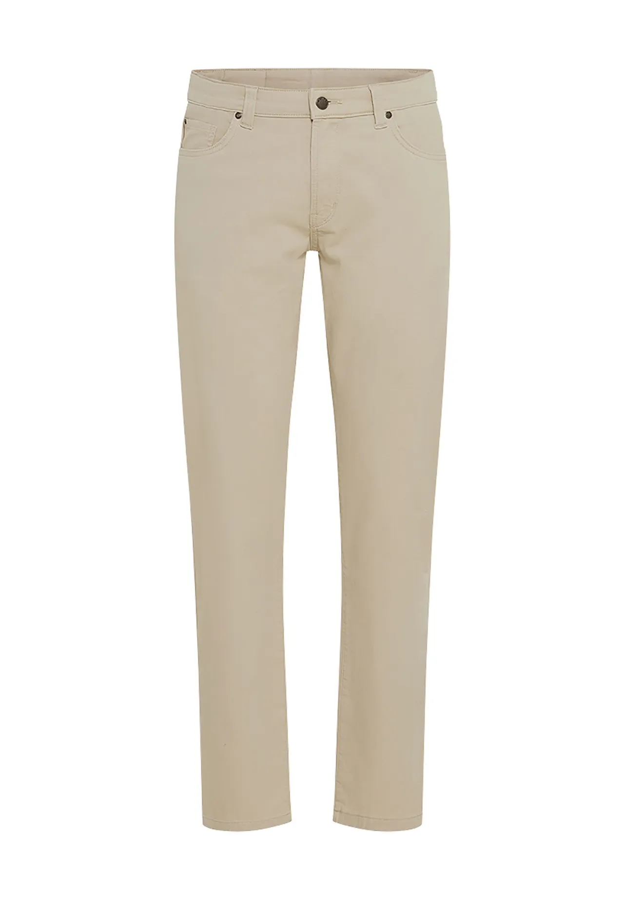 Herren lässige beige Five-Pocket Jeans