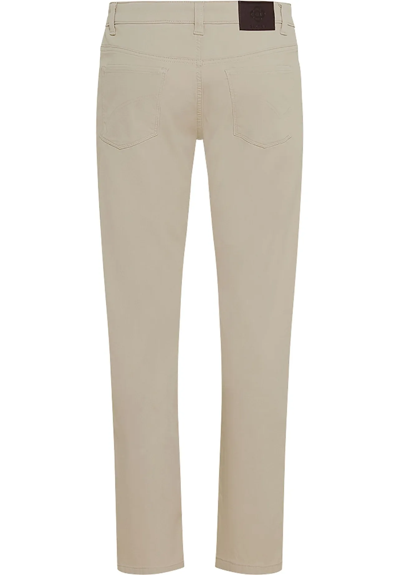 Herren lässige beige Five-Pocket Jeans