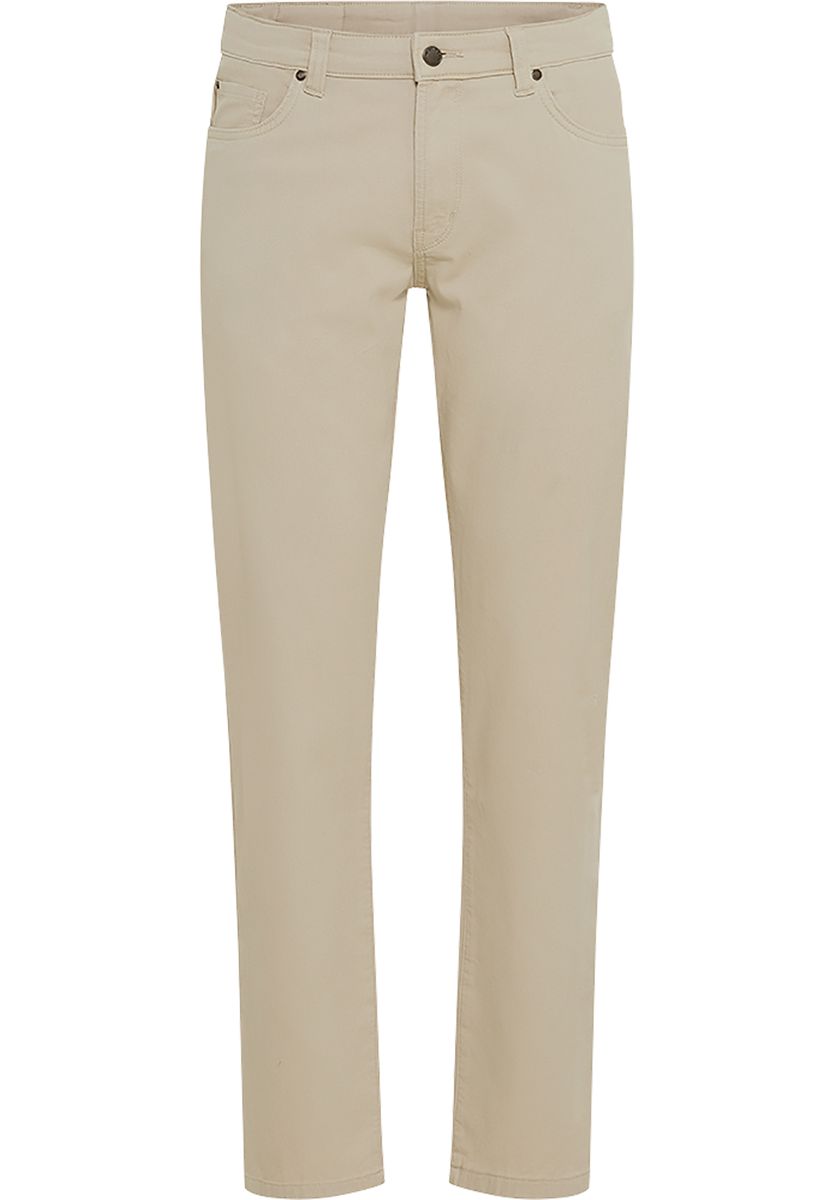 Herren lässige beige Five-Pocket Jeans