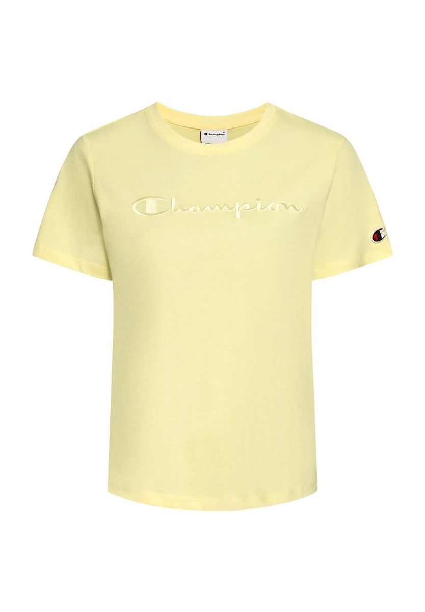 Champion® Shirt, Stickerei, für Damen, gelb, M