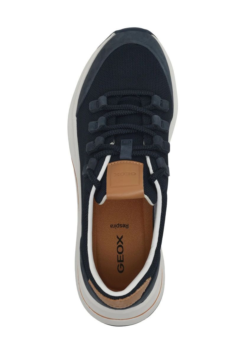 Atmungsaktiver marineblauer Freizeitsneaker für Herren