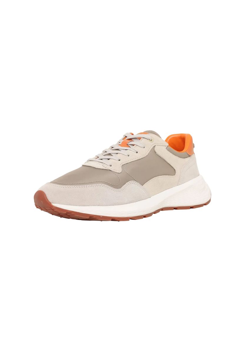 Moderner Panel-Sneaker mit Kontrast-Ferse