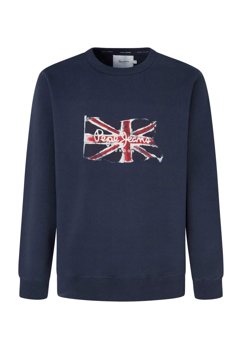 Sweatshirt mit Rundhalsausschnitt aus Baumwolle mit Grafikprint