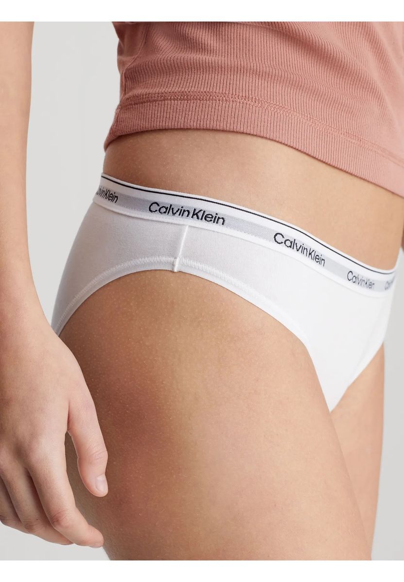 Klassische weiße Slips mit Logo-Bund, 3er-Pack