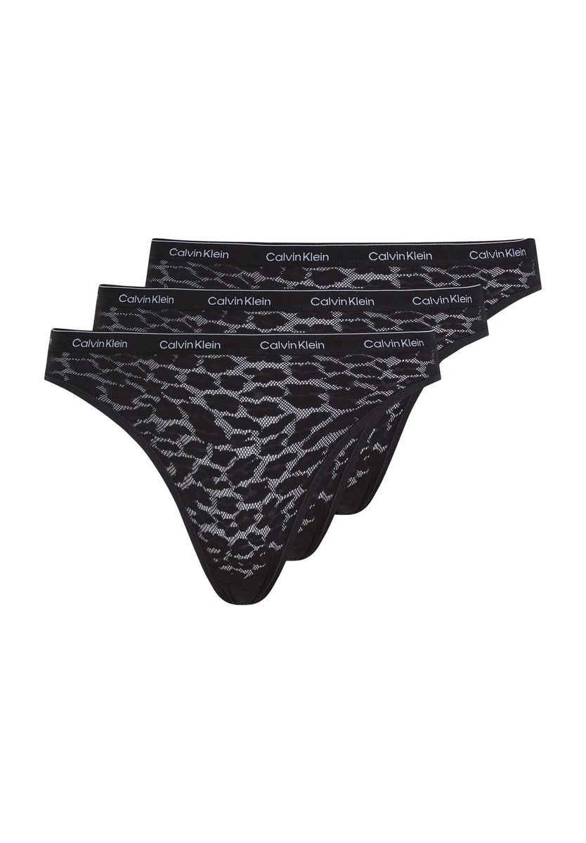 Slip mit Jaguar-Print und Logo-Bund, 3er-Pack