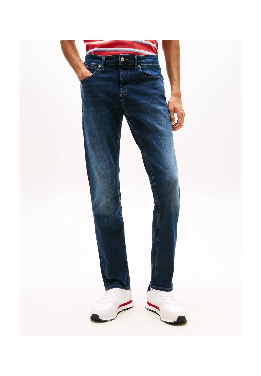 Herren Casual Straight-Fit Jeans