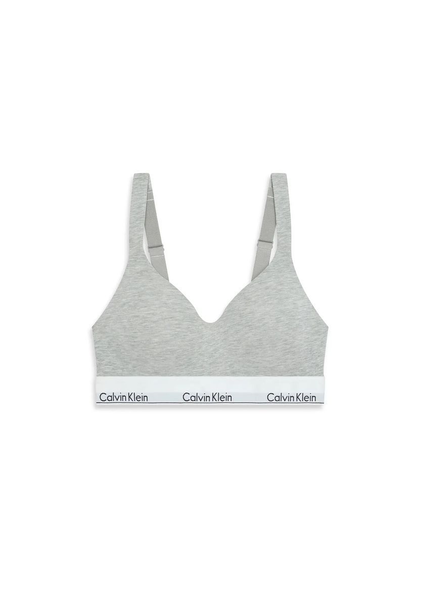 Bequemes Baumwoll-Modal-Bralette mit Logo