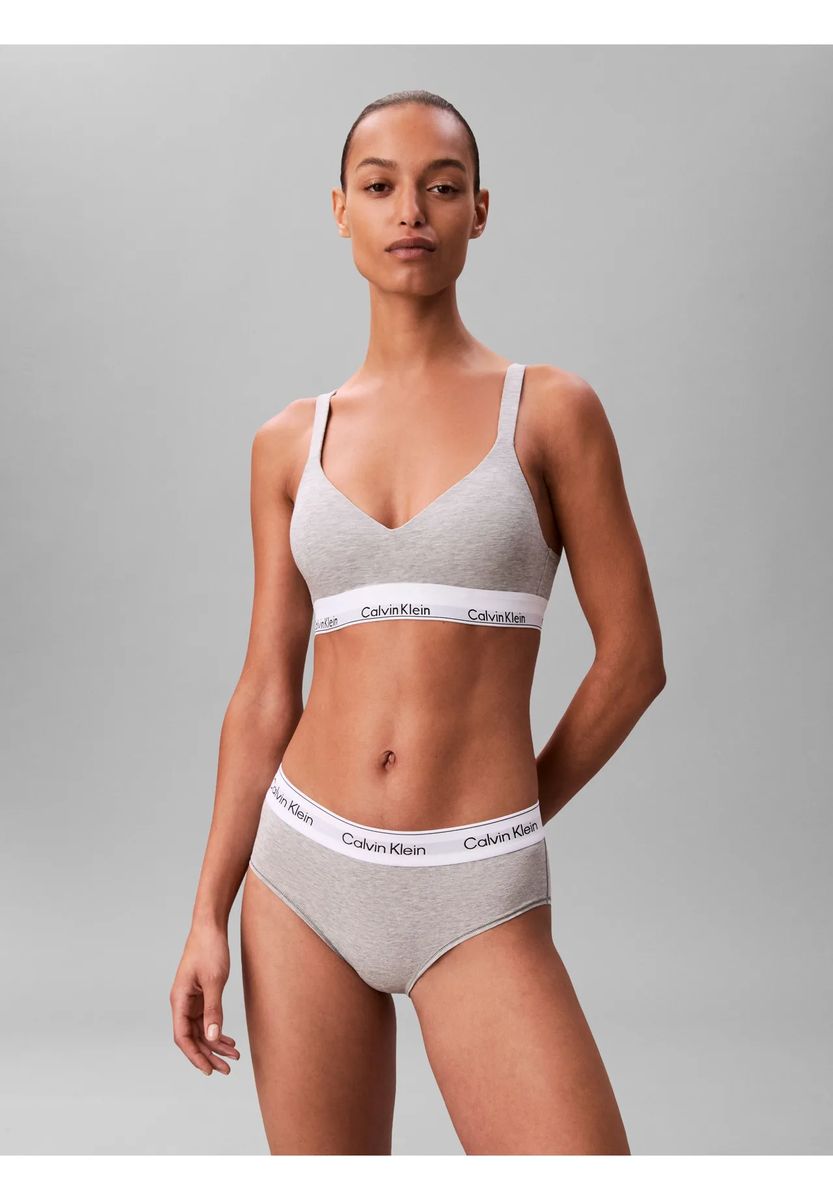 Bequemes Baumwoll-Modal-Bralette mit Logo