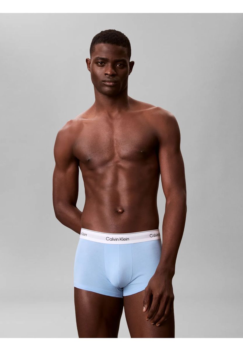 Herren Stretch-Boxershorts in Uni-Farbe